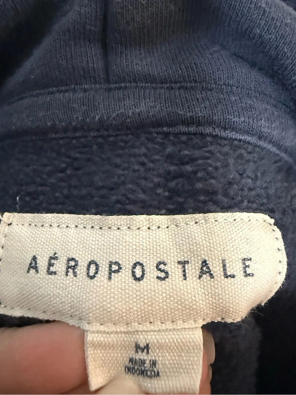 Aeropostale So Cal Surfboard Hoodie Mens M Navy Graphic Pullover Beach Coastal